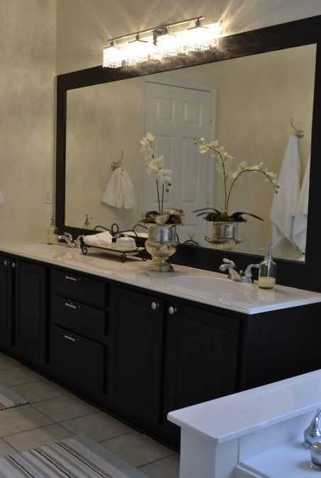 Three Reasons to Consider Adding a Black Frame Around an Existing Mirror